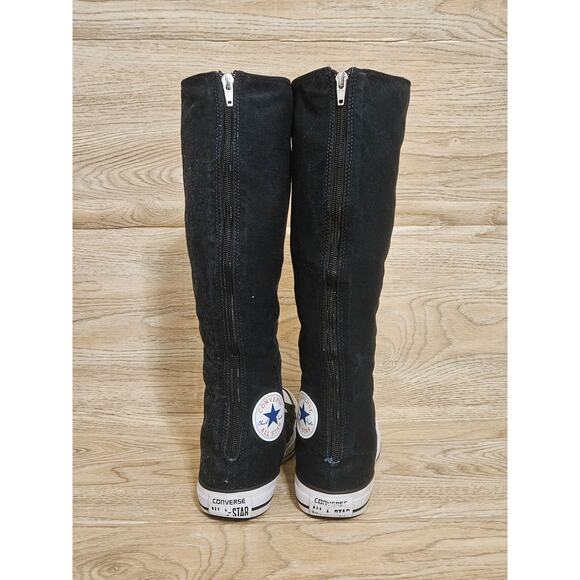 Converse All-Star Chuck Taylor XXHI Black Knee High Sneakers Size Womens 7 Men 5 - Picture 5 of 12
